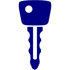 blue icon key